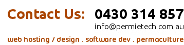 contact us: 0430 314 857 or info@permietech.com.au